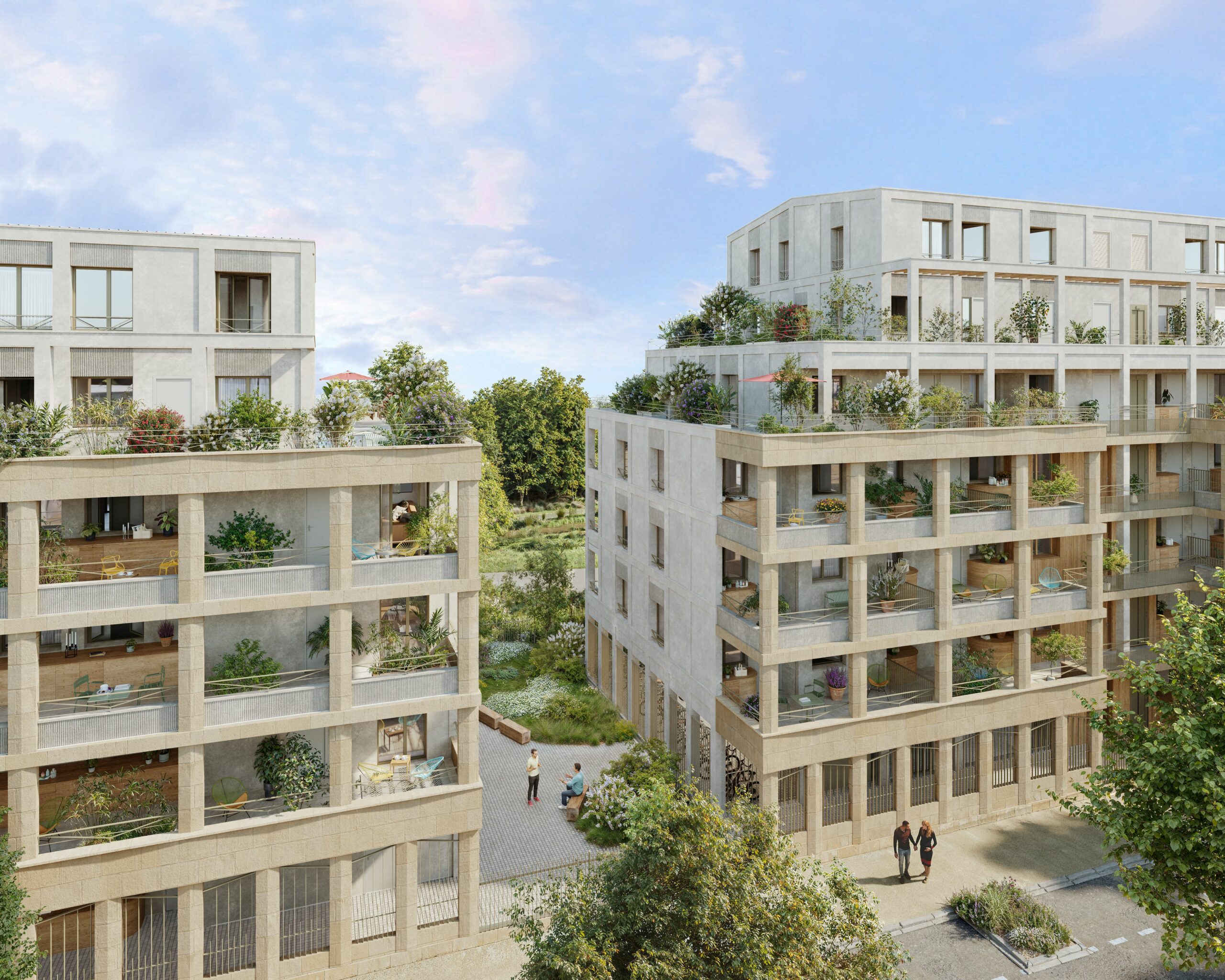 Programme éligible au dispositif LLI Jardin Hanaé - Petit Nanterre à Nanterre - LLI Conseil